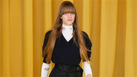 prada fringes|Ditch The Scissors, Prada’s Next Season Fringe Is The Easiest .